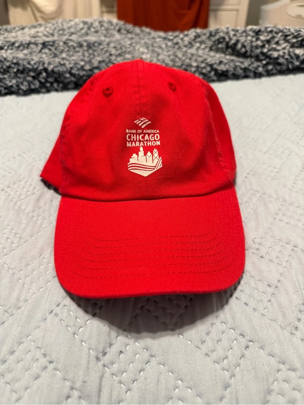 Bank of America Chicago Marathon Red Baseball Cap